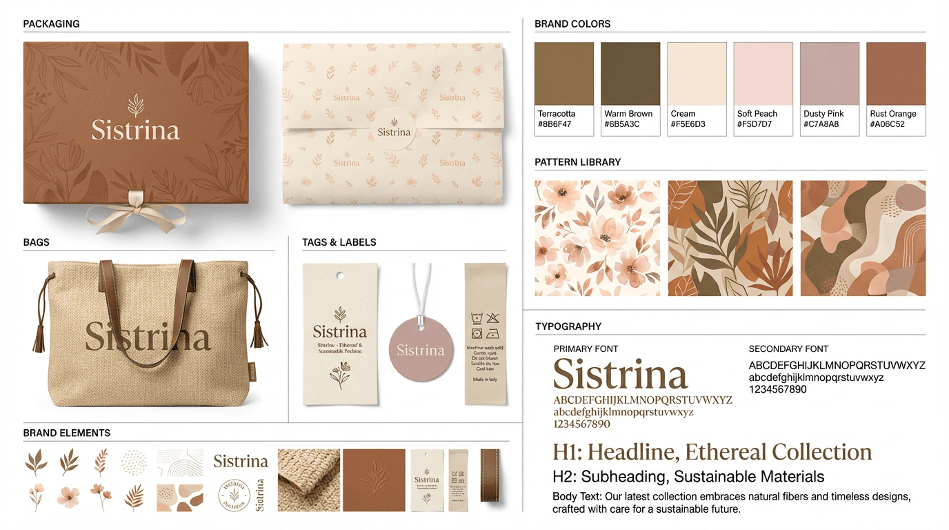 Sistrina Brand Visual System